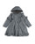 Caramelo Girls Grey Skirted Coat, Frill Detail 342341