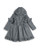 Caramelo Girls Grey Skirted Coat, Frill Detail 342341