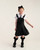 Caramelo Girls Black Bow Rain Mack 342386