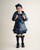 Caramelo Girls Navy Bow Rain Mack 342386