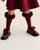 Caramelo Girls School Maroon/Burgundy Ruffle ribbon knee High socks 044918