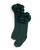 Caramelo Girls School Bottle Green Ruffle ribbon knee High socks 044918