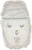 Kinder 5823 Waffle Ribbon Slot Lace, Frill Buggy Liner Cosy Toes White/Grey