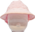 Kinder 008 Girls Broderie Anglais Bonet Style with Ribbon Ties Sunhat - Pink