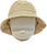 Pesci 098X Boys Bucket Style Sunhat with Velcro Strap - Biscuit