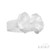 Soft Touch HB116 Baby Girls Lace Headband with Satin/Organza Bow - Cream
