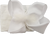 Bow Diva Baby Girls Extra Large Bow Headband with Fluffy Pom Centre - White
