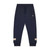 Mitch & Son Boys Black Embossed Crewneck Tracksuit with Striped Design on Sleeves & Legs - LUIS (MS25605)