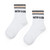 Mitch & Son Boys White Sport Socks with Detailed Branding - LAWSON (MS25618)