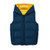 Mitch & Son Boys Navy/Yellow Reversible Gilet with Rubber Badge - JAMES (MS25503)