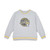 Mitch & Son Boys Grey Baseball Crewneck Tracksuit with Striped Collar & Cuffs & Logo on Chest  - KING (MS25511)