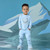 Mitch & Son Boys Blue Twill Trousers with Logo on One Leg - JETT (MS25418)