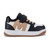 Mitch & Son Boys Black Velcro Trainer with Beige M - LOW JUMP (MS25901)