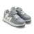 Mitch & Son Boys Grey Velcro Trainer with White M - LOW JUMP (MS25901)