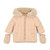 Mitch & Son Mini Boys Beige Padded Coat with Detachable Mitts & Fur Lined Hood - MIKEY (MS25701)