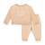Mitch & Son Mini Boys Beige Crewneck Tracksuit with Crest - MATTHEW (MS25703)