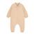 Mitch & Son Mini Boys Beige Knitted Polo Romper with Logo  - MACK (MS25707)