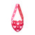ADEE Girls Red Heart Shaped Handbag with Pink & White Heart Print - LOUISE (W251910)