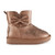 ADEE Girls Brown Faux Suede Boot with Bow Detail - BOWTIFUL (W255104)