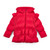ADEE Girls Red Padded Jacket with Frilled Heart Pockets - LILIANA (W251201)