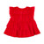 Little A Girls Red Frilled Tulle Dress - KHLOE (LA25408)
