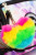 Hype Rainbow Heart Tie Dye Lunch Bag