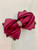 Bow Diva School Hair Bow Glitter Maroon/burgundy