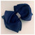 Bow Diva School Hair Bow Glitter Navy