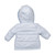 Mintini Boys Blue Padded Coat with Top Pocket Detail, Fleece Lined Inner & Fur Lined Hood. MB6507