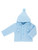 Sardon 025VE-307 Knitted Hooded Jacket - Blue