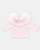 Martin Aranda 018-10275 Knitted Coat with Faux Fur Trim Hood  - Pink