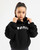 ADee Bonini BNC007 Girls Black Logo Hoodie - ASPIRE
