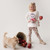 Daga Girls Basket of Smiles Cream Tunic Legging Set 5/25/26 (M 10271A+M 10272)