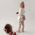 Daga Girls Basket of Smiles Cream Tunic Legging Set 5/25/26 (M 10271A+M 10272)