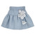 Daga Girls Blue Mirage Long Sleave Top and Skirt Set Set 2/25/26 (M10220+M 10221)