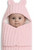 Soft Touch SW118 Baby Girls Pink Bubble Sherpa Swaddle Wrap with Bear Ears