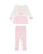 Caramelo Girls Pink/Ivory Legging Set with Diamante & Pearl Bow Design 3498104