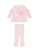 Caramelo Girls Pink Sweater & Legging Set with Diamante & Pearl Castle & Carriage Design 3498112