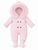 Martin Aranda 028-10275 Knitted Faux Fur Hooded Pram Suit - Pink