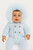 Martin Aranda 028-10275 Knitted Faux Fur Hooded Pram Suit - Blue