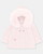 Martin Aranda 018-10279 Knitted Coat with Faux Fur Trim Hood  - Pink