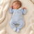 Nursery Time Premature Boys Blue  'Hug Me' Sleepsuit PB 20-602B