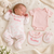 Nursery Time Premature Girls Pink 'Cuddles' 4 Piece Set PB 20-596P