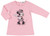 EMC Baby Girls Pink Long Sleeved Dress with Minnie Mouse Print WA0034