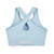 ADee Bonini BNC004 Girls Blue Sports Crop Top - ASPIRE