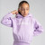 ADee Bonini BNC007 Girls Lilac Logo Hoodie - ASPIRE