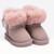 LELLI KELLY ZOEY SUEDE FAUX FUR LINED BOOTS LKHK5354 - PINK