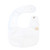 BABY GI WHITE COTTON BIB BG241