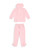 Caramelo Girls Pink Velour Tracksuit with Bow Front 342296