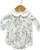 Fofettes Girls Ivory Romper with Pale Pink Teddy Bear Print & Matching Ivory Collared Cotton Blouse (437B/439)